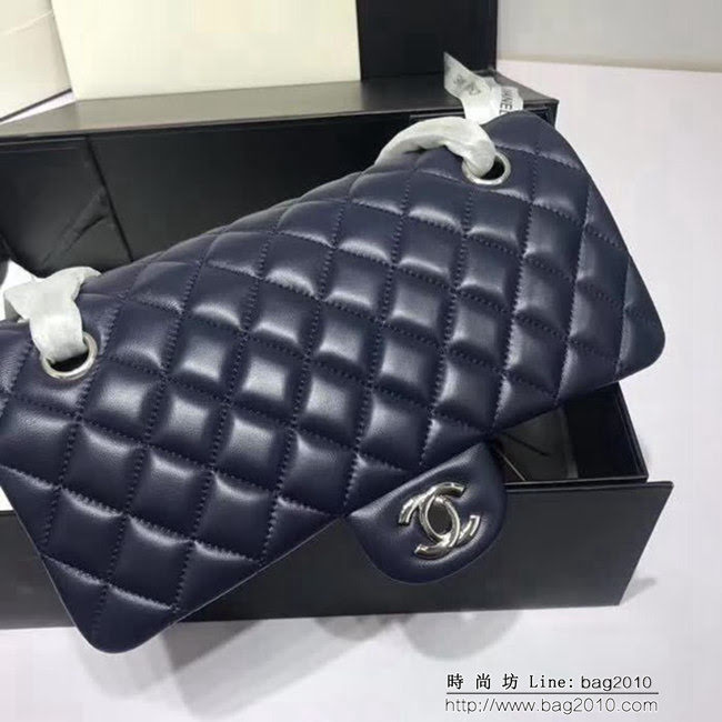 香奈兒CHANEL 升級版A1112進口小羊皮全新經典金銀鏈條肩背斜挎包 DSC1168